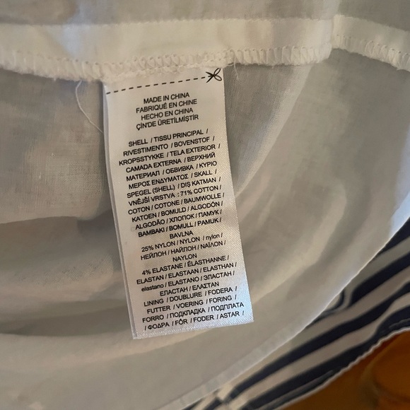 Ralph Lauren blue and white striped dress Size 10 - Picture 7 of 7